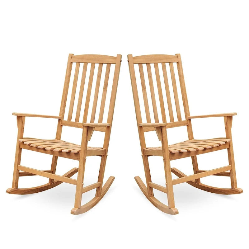 Cambridge Casual Alston 2-piece Teak Outdoor Rocking Chair