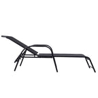 Set of 2 Outdoor Patio Lounge Chair Adjustable Chaise Recliner