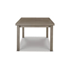 Signature Design by Ashley Beach Front Brown/Beige Outdoor Dining Table with Extension - 71/95W x 42D x 30H