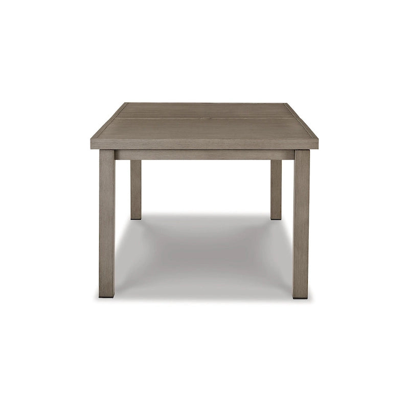 Signature Design by Ashley Beach Front Brown/Beige Outdoor Dining Table with Extension - 71/95W x 42D x 30H