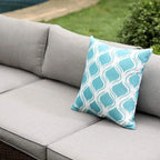 COSIEST 4-Piece Outdoor Patio Funiture Wicker Setional Set with Metal Fire Table