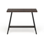 Industrial Weathered Oak 47-inch Wide Wood Top Counter Height Table by