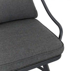 Patio Festival 11-Piece Patio Bar Height Dining Set with Grey Cushions