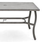 EGEIROS LIFE AluLux 7-Piece Aluminum Patio Dining Set with Washable Cushions