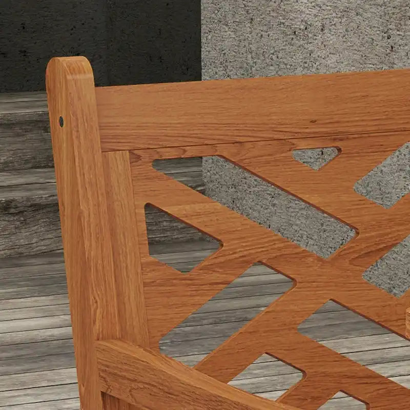 Outsunny Outdoor Patio Dining Set, 4 Seater Wood Dining Table and Chairs for Backyard, Conservatory, Garden, Poolside