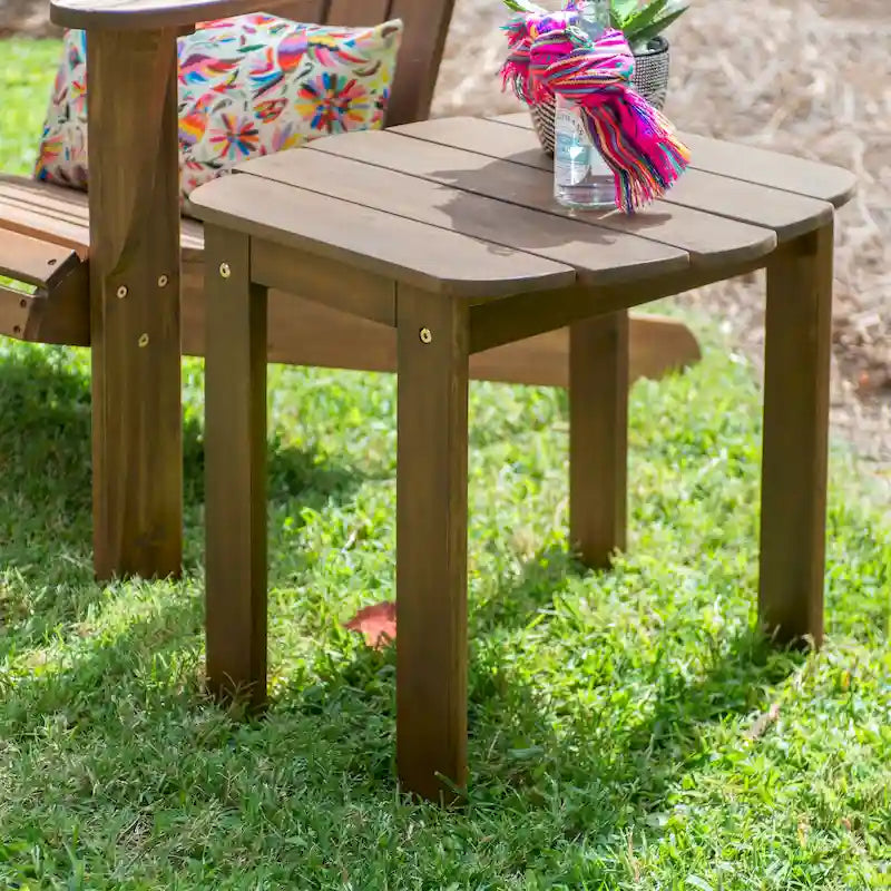 Gavil Teak Acacia Adirondack End Table (Table Only)