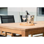 LifestyleGarden 9pc Outdoor Patio Teak Deluxe Dining Set - 9-Piece