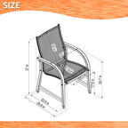 LifestyleGarden 9pc Outdoor Patio Teak Deluxe Dining Set - 9-Piece