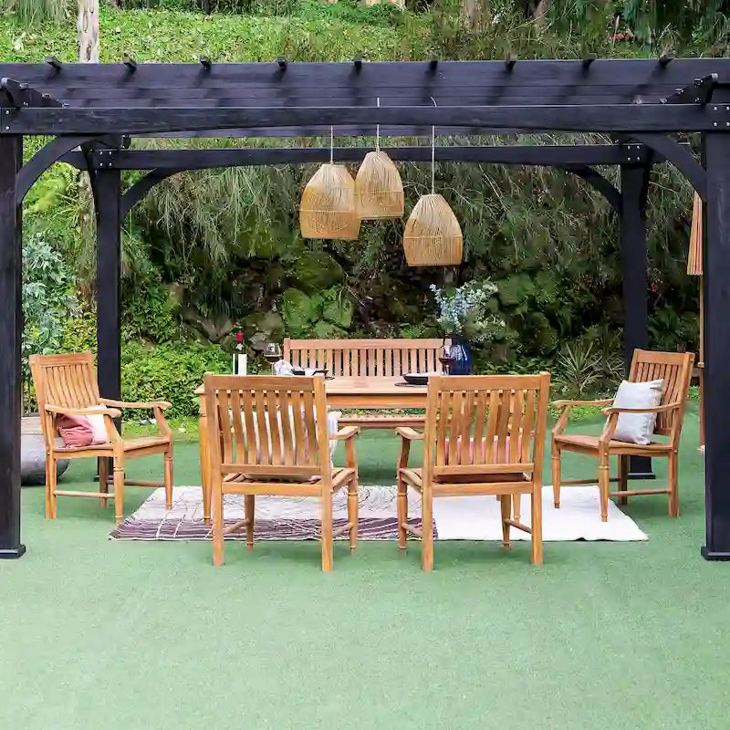 Cambridge Casual Ventura 6-piece Teak Outdoor Dining Set