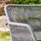 New Heights Huxley Woven Rope Outdoor Loveseat