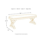 Beachcroft Bench with Cushion