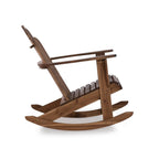 Gavil Indoor/Outdoor Solid Wood Adirondack Rocking Chair