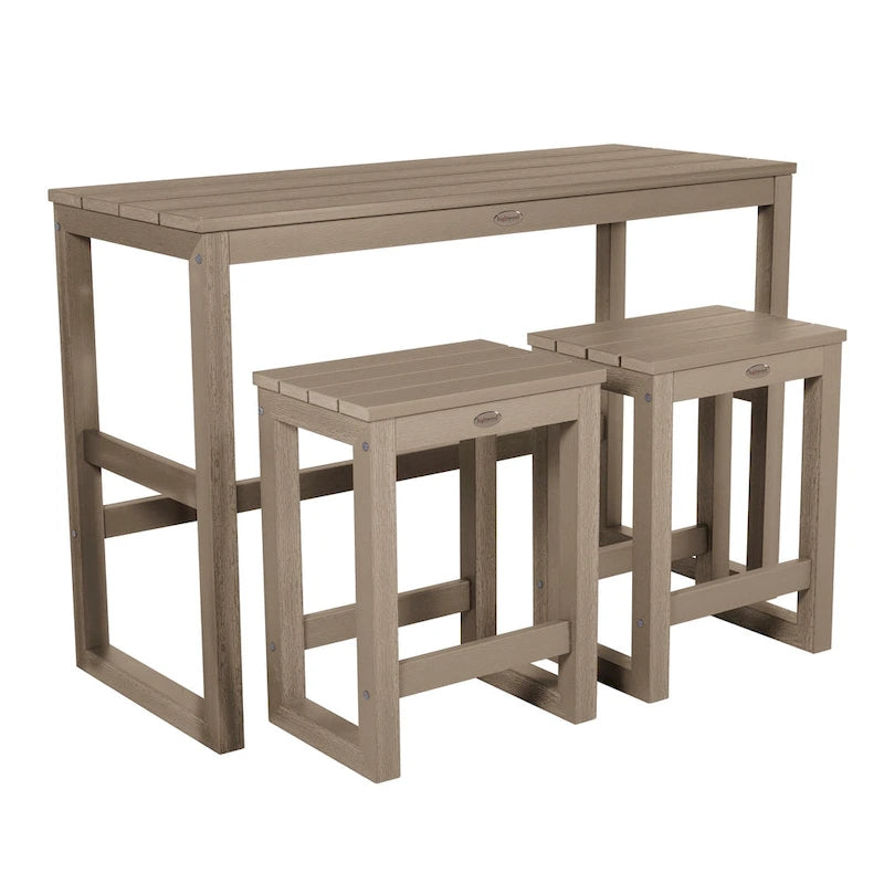 HIGHWOOD Monroe Modern Counter-Height Dining Balcony Set