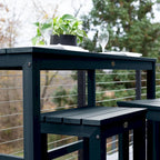 HIGHWOOD Monroe Modern Counter-Height Dining Balcony Set