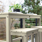 HIGHWOOD Monroe Modern Counter-Height Dining Balcony Set