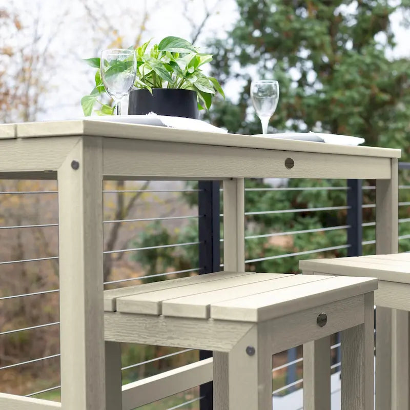 HIGHWOOD Monroe Modern Counter-Height Dining Balcony Set