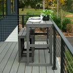 HIGHWOOD Monroe Modern Counter-Height Dining Balcony Set