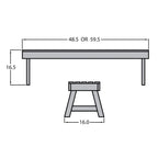 Highwood Weatherly 4-foot Eco-friendly Synthetic Wood Picnic Bench