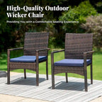 MAISON ARTS 7/9-piece Patio Dining Set, Expendable Rectangular Outdoor Dining Table with Rattan Chairs