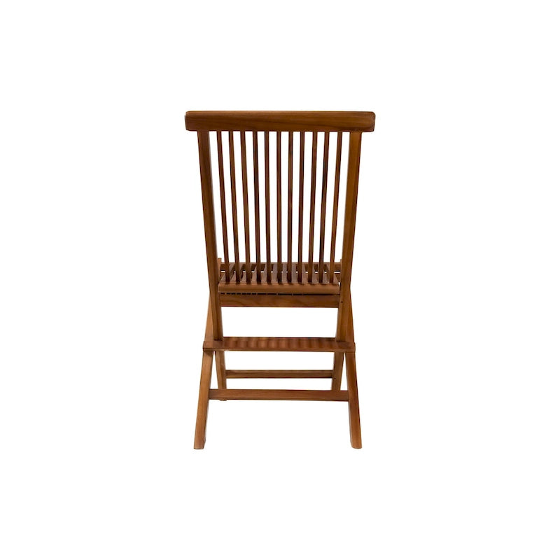 Nordic Style Natural Teak Folding Chair
