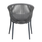 NUU GARDEN 3-Piece Aluminum Patio Furniture Bistro Set with Cushions