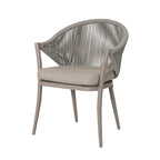 NUU GARDEN 3-Piece Aluminum Patio Furniture Bistro Set with Cushions