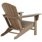 Polytrends Altura Classic Outdoor Eco-Friendly All Weather Adirondack Chair with Ottoman (2-Piece Set)