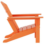 Polytrends Altura Classic Outdoor Eco-Friendly All Weather Adirondack Chair with Ottoman (2-Piece Set)