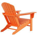 Polytrends Altura Classic Outdoor Eco-Friendly All Weather Adirondack Chair with Ottoman (2-Piece Set)