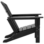 Polytrends Altura Classic Outdoor Eco-Friendly All Weather Adirondack Chair with Ottoman (2-Piece Set)