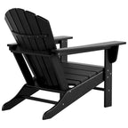 Polytrends Altura Classic Outdoor Eco-Friendly All Weather Adirondack Chair with Ottoman (2-Piece Set)