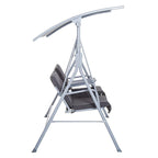 Jamna Water-resistant Patio Swing with Center Pivot Table by Havenside Home