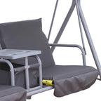 Jamna Water-resistant Patio Swing with Center Pivot Table by Havenside Home