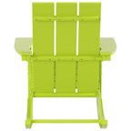 Polytrends Shoreside Modern Eco-Friendly All Weather Poly Adirondack Rocking Chairs (Set of 4)