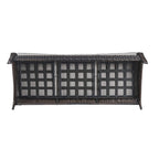 Gymojoy Outdoor Wicker Patio Sofa 3-Seat Rattan Sofa Furniture