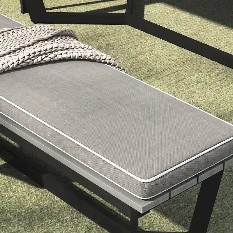 Corvus Orville 6-piece Aluminum Outdoor Dining Set with WPC Table Top