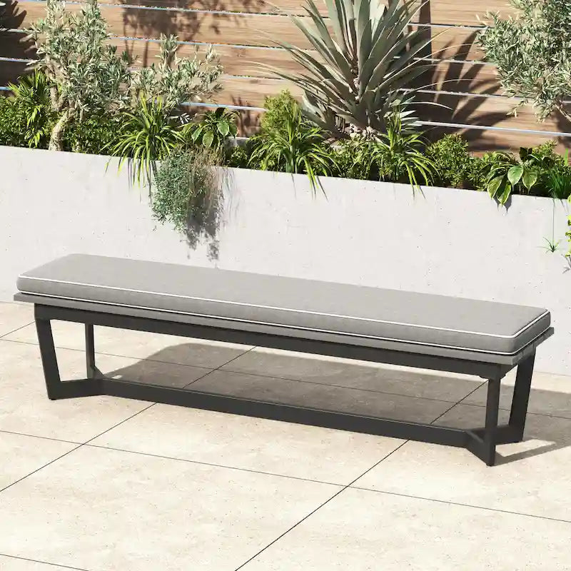 Corvus Orville 6-piece Aluminum Outdoor Dining Set with WPC Table Top