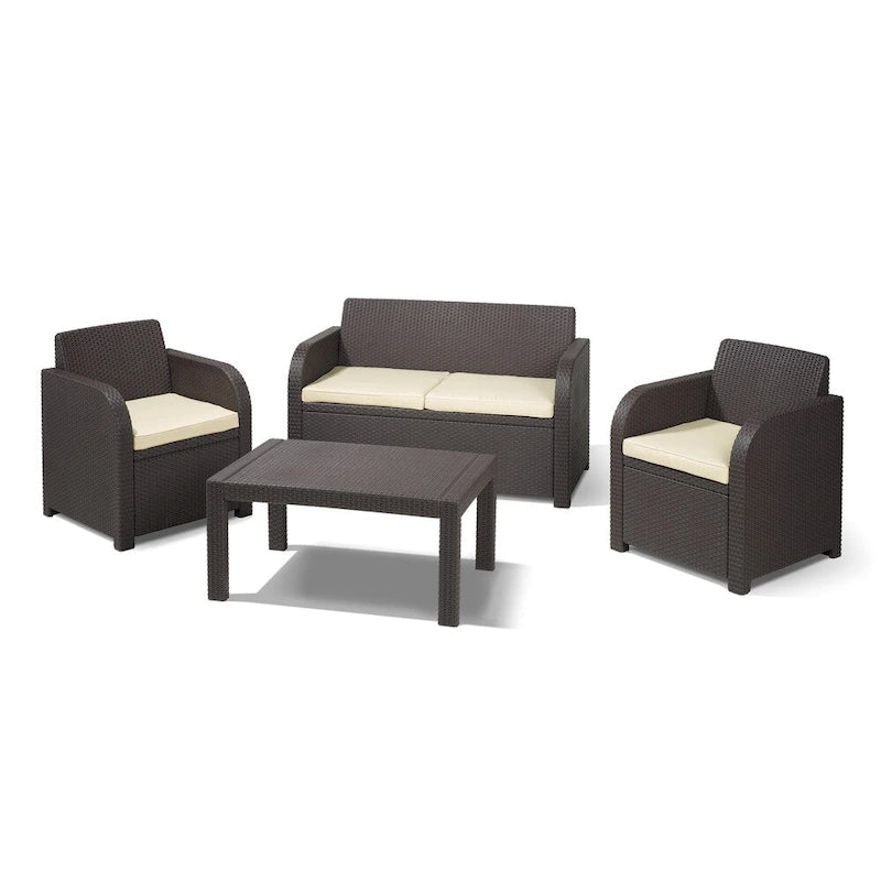 Oklahoma Lounge Set w/Cushions Graphite