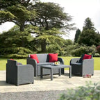 Oklahoma Lounge Set w/Cushions Graphite