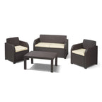 Oklahoma Lounge Set w/Cushions Graphite