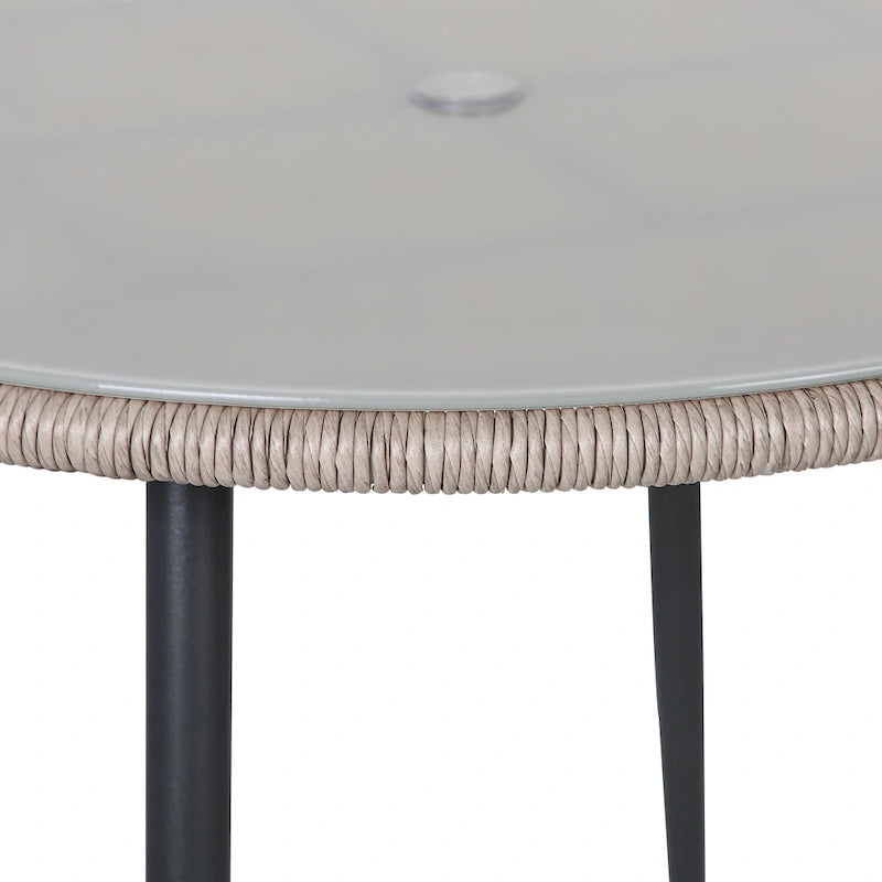5-Piece Outdoor Patio Wicker Dining Set