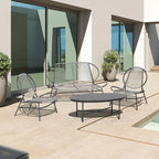 4-Piece or 2-Piece PE Rattan Patio Conversation Set