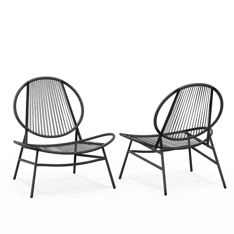 4-Piece or 2-Piece PE Rattan Patio Conversation Set