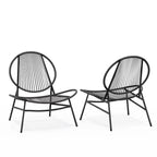 4-Piece or 2-Piece PE Rattan Patio Conversation Set