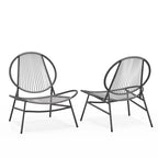 4-Piece or 2-Piece PE Rattan Patio Conversation Set