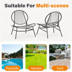 4-Piece or 2-Piece PE Rattan Patio Conversation Set