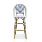 Ariel French Natural Tone 30-inch PE Wicker Patio Bar Chairs (Set of 2) by Furniture of America - Set of 2