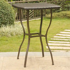 Valencia Resin Wicker/Steel Bar-height Patio Bistro Table