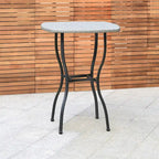 Valencia Resin Wicker/Steel Bar-height Patio Bistro Table