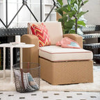 Magnolia Resin All-Weather Club Chair with Cushions